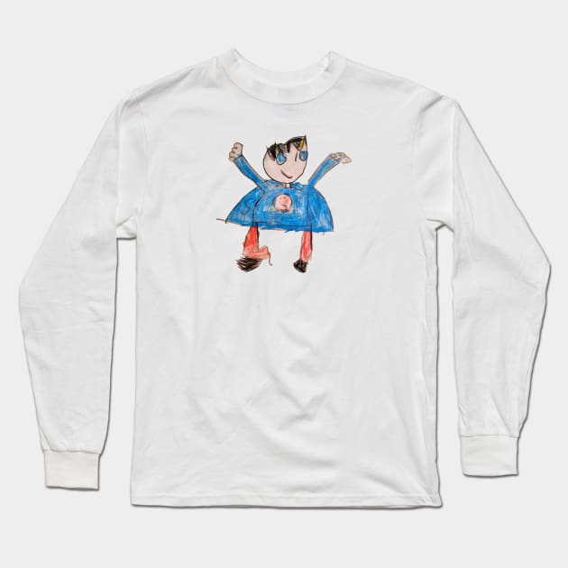 super brother Long Sleeve T-Shirt by Angel Rivas